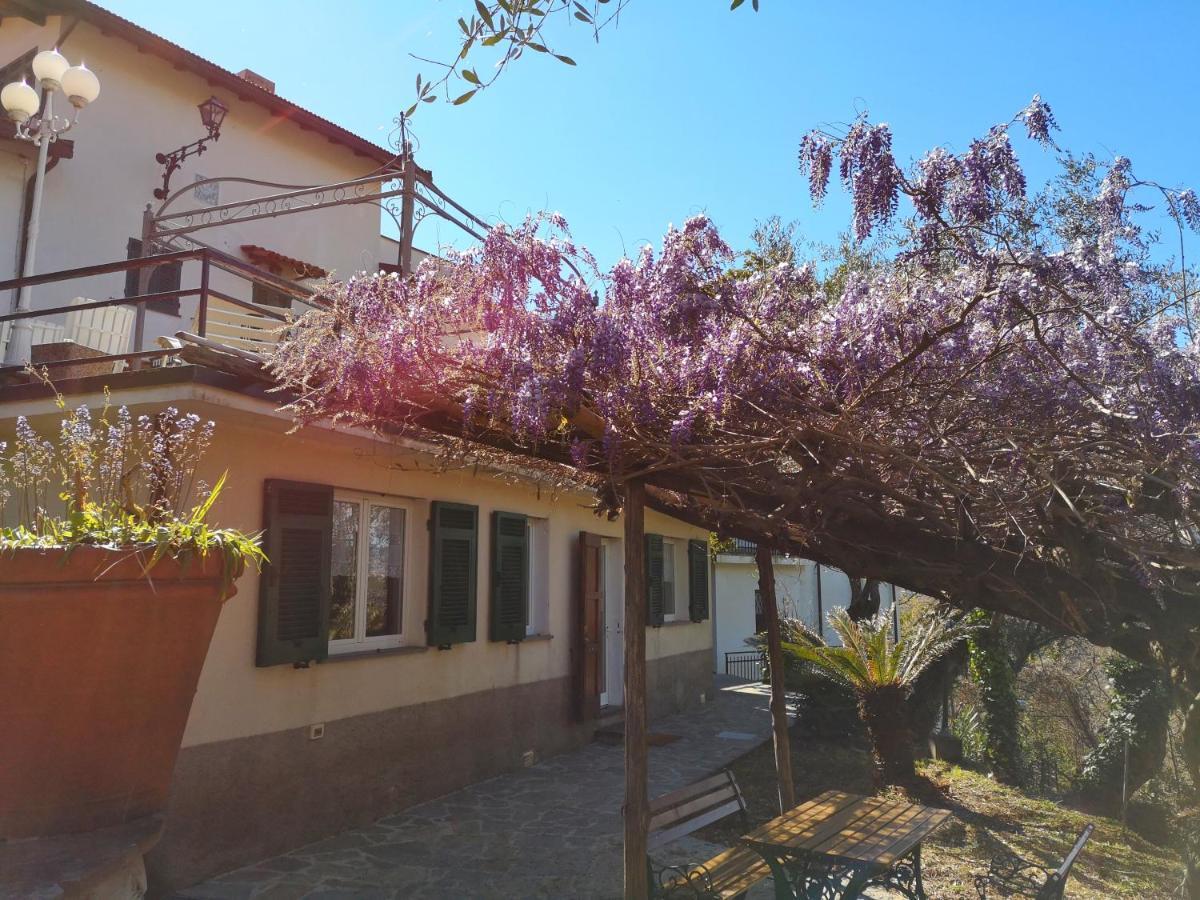 La Vivagna - Casa Vista Mare Tra Gli Ulivi Villa Leivi Luaran gambar