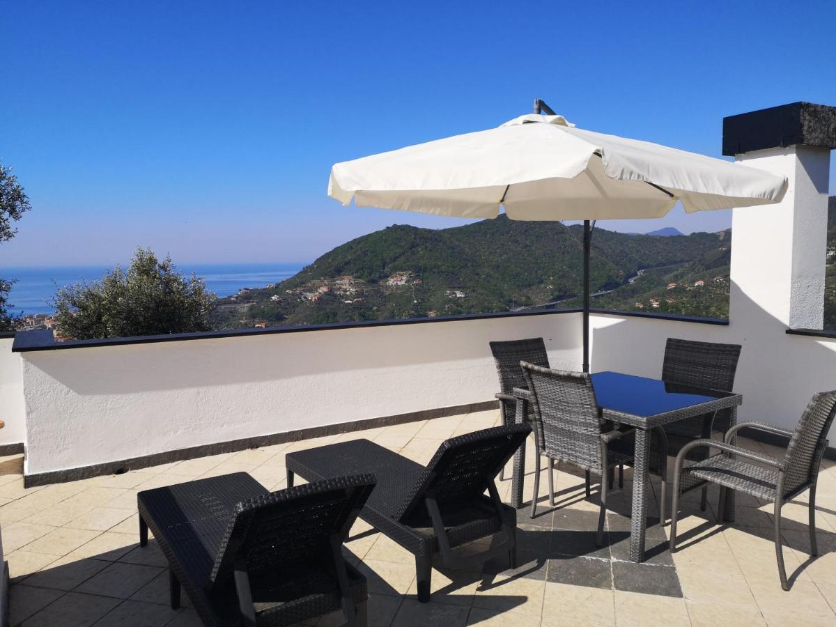 La Vivagna - Casa Vista Mare Tra Gli Ulivi Villa Leivi Luaran gambar