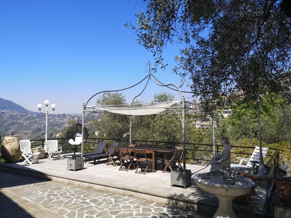 La Vivagna - Casa Vista Mare Tra Gli Ulivi Villa Leivi Luaran gambar