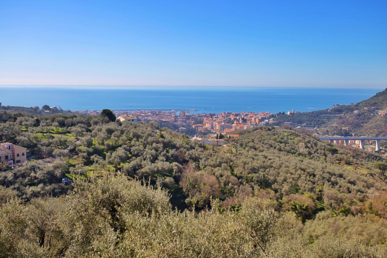 La Vivagna - Casa Vista Mare Tra Gli Ulivi Villa Leivi Luaran gambar