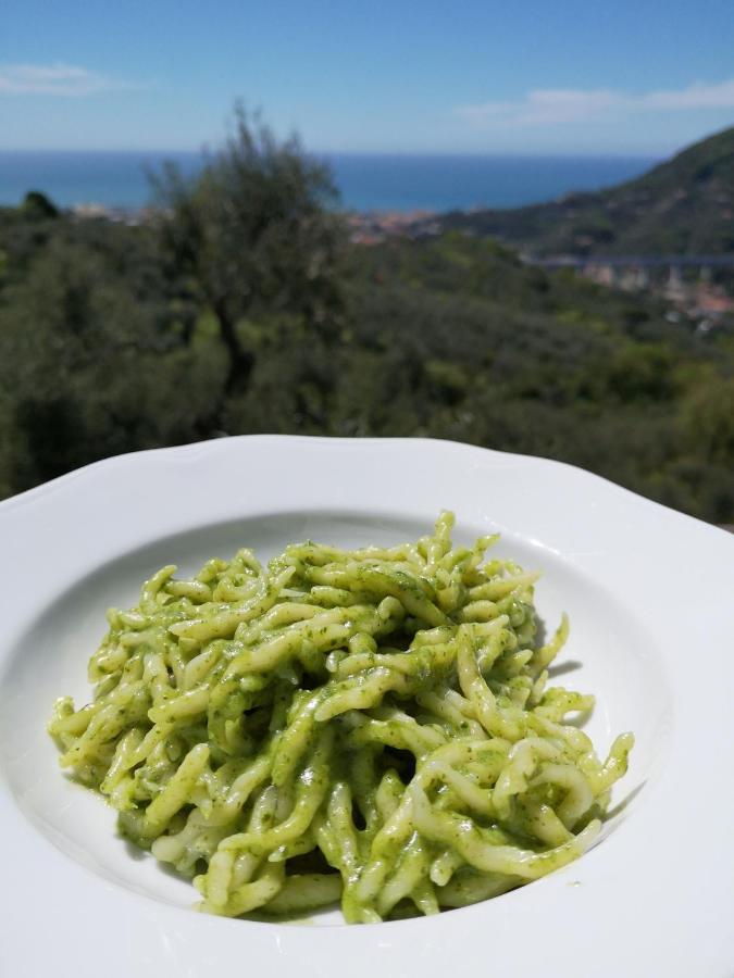 La Vivagna - Casa Vista Mare Tra Gli Ulivi Villa Leivi Luaran gambar