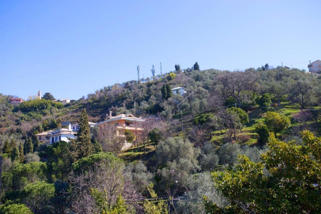 La Vivagna - Casa Vista Mare Tra Gli Ulivi Villa Leivi Luaran gambar