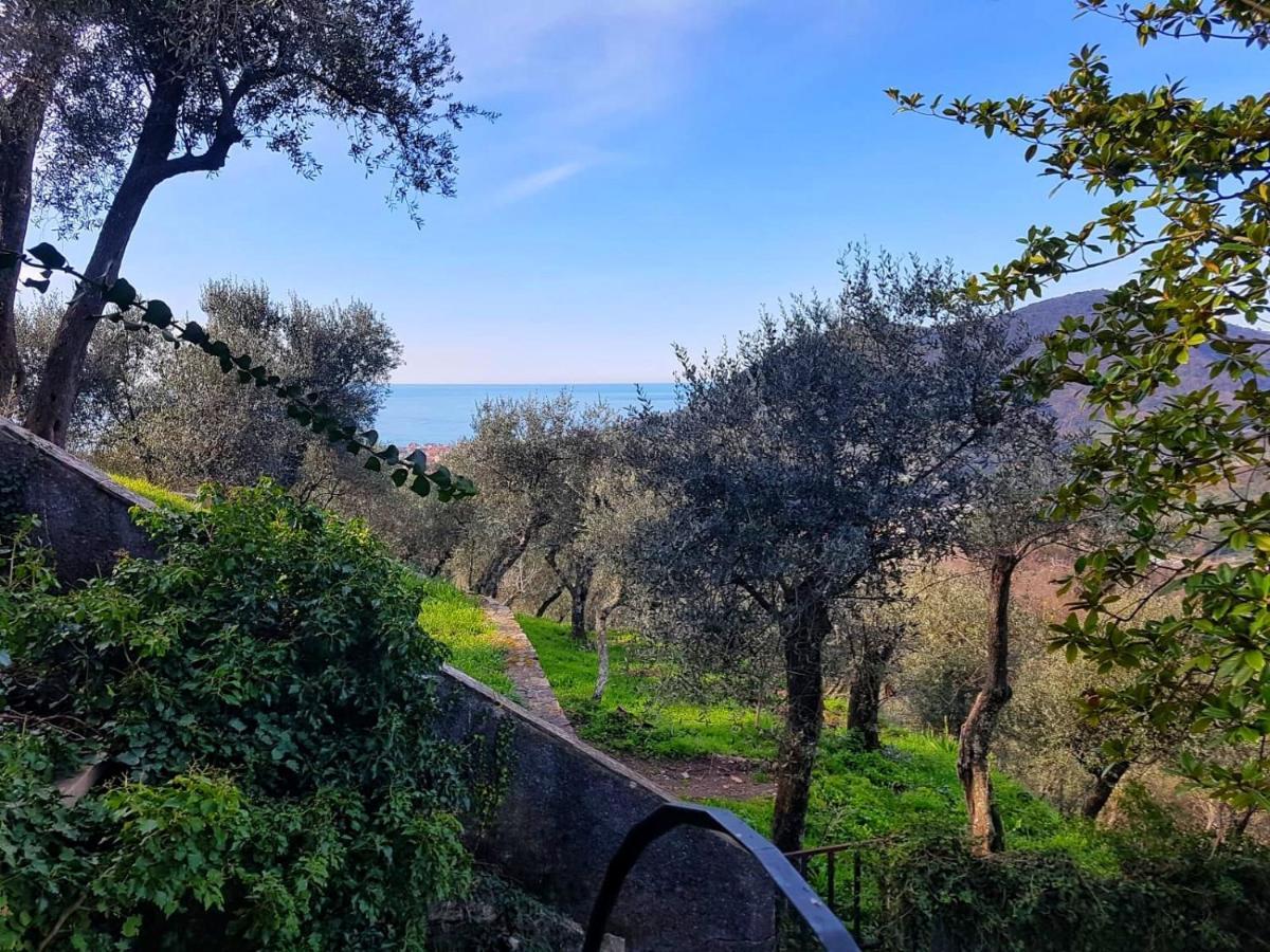 La Vivagna - Casa Vista Mare Tra Gli Ulivi Villa Leivi Luaran gambar