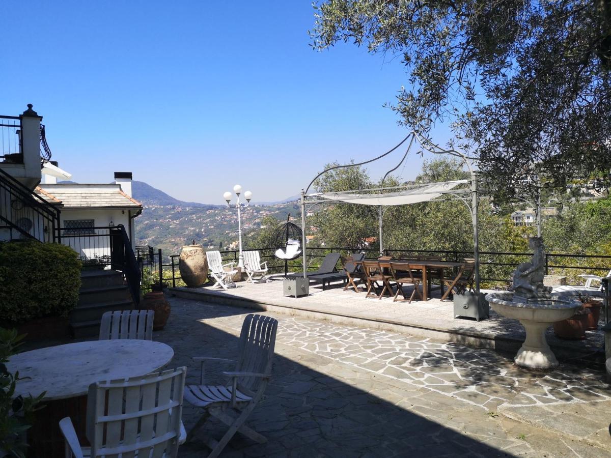 La Vivagna - Casa Vista Mare Tra Gli Ulivi Villa Leivi Luaran gambar